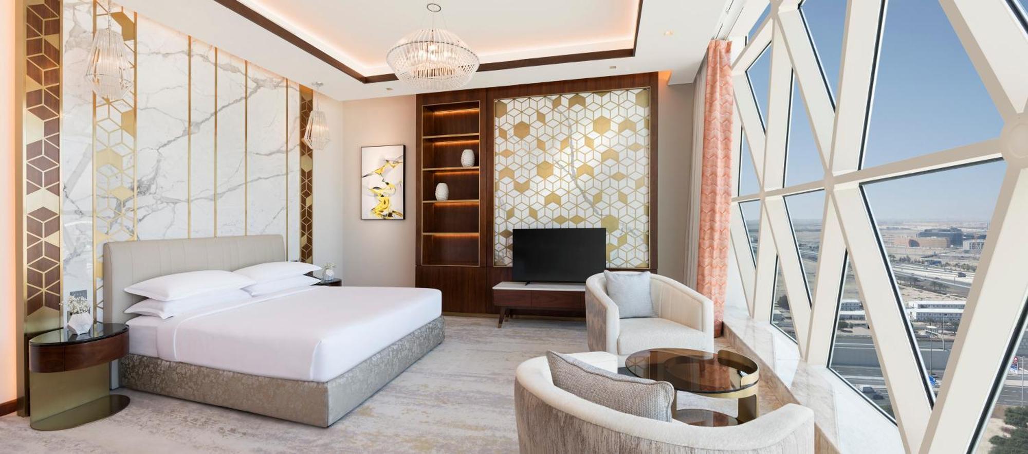 Velero Hotel Doha Lusail מראה חיצוני תמונה A bedroom at the hotel