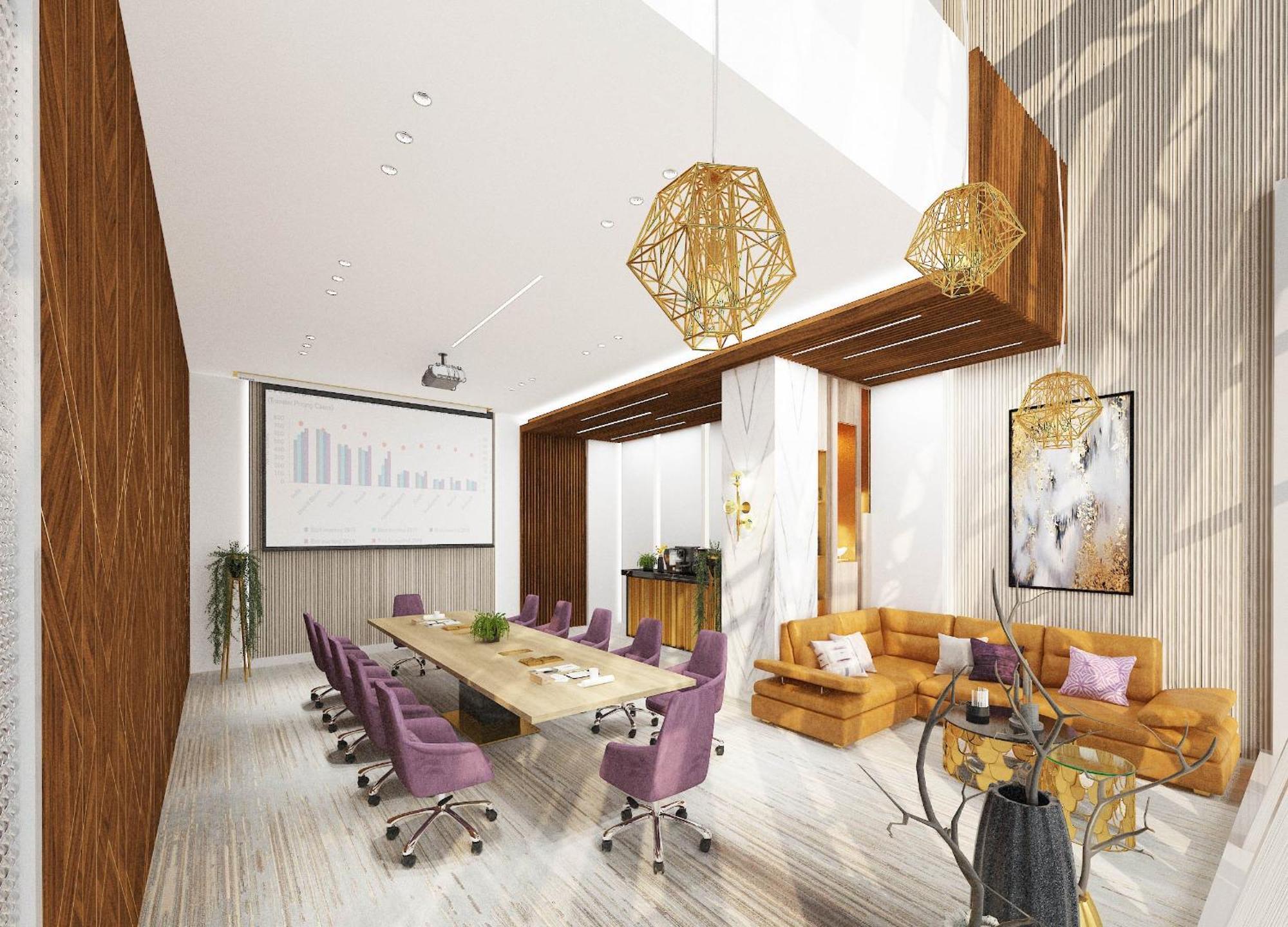 Velero Hotel Doha Lusail מראה חיצוני תמונה 3D rendering of a meeting room