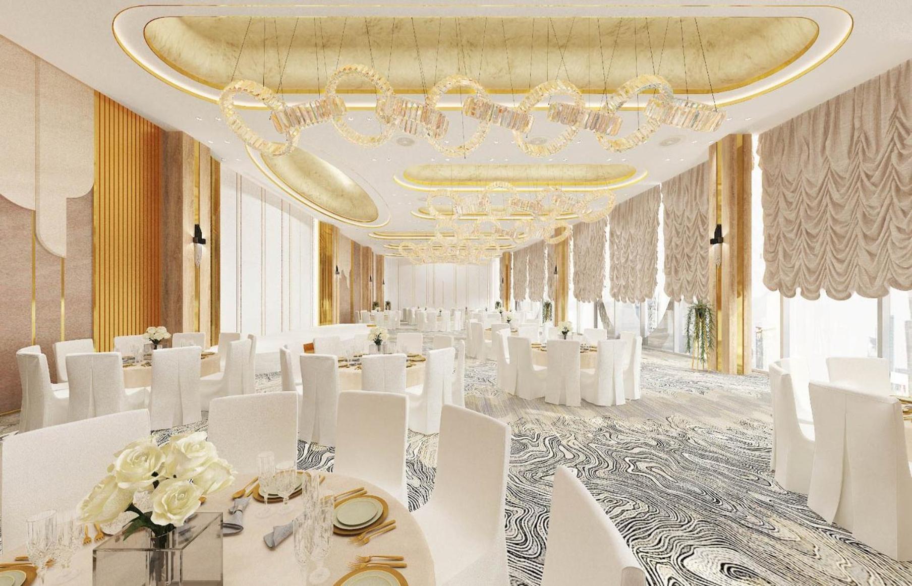 Velero Hotel Doha Lusail מראה חיצוני תמונה The interior of the restaurant