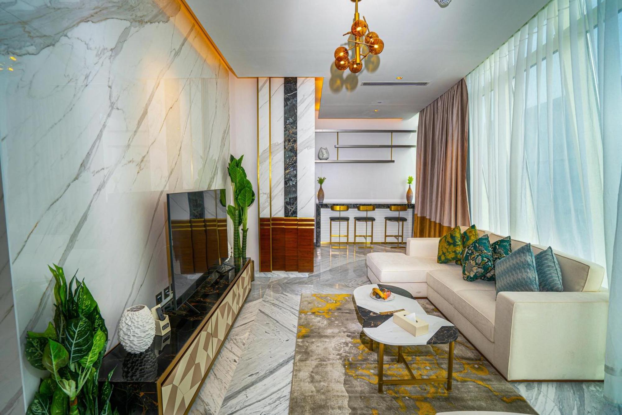 Velero Hotel Doha Lusail מראה חיצוני תמונה The interior of a suite at the hotel