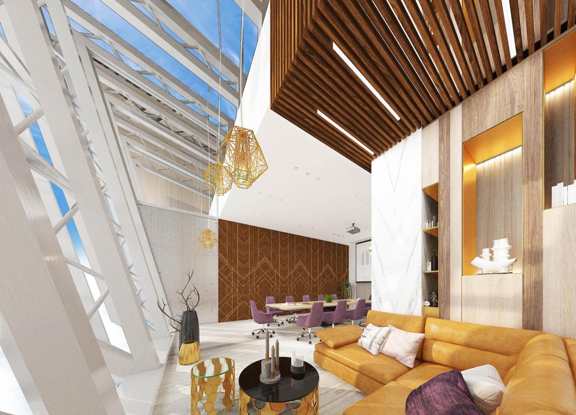 Velero Hotel Doha Lusail מראה חיצוני תמונה Interior of the Sky Loft